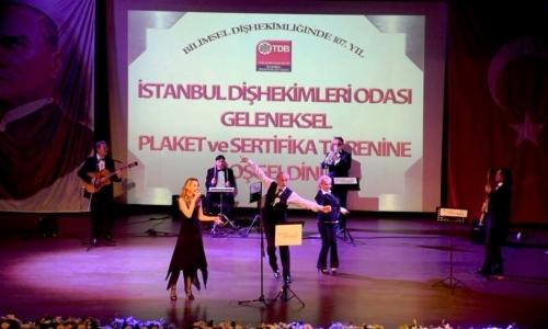 İstanbul Diş Hekimleri Odası Plaket töreni Müzik Organizasyonu.